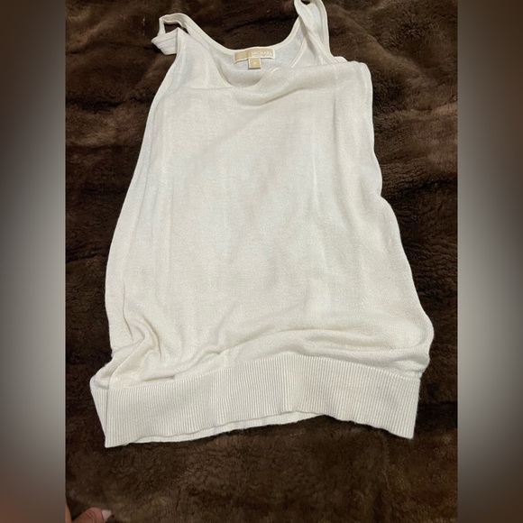 Michael Kors and Moussy Cashmere Blend Cream Tanks - Picture 3 of 16